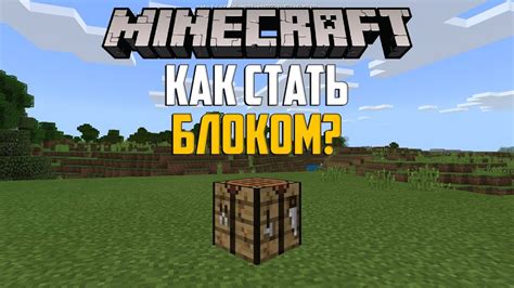 Почему стать блоком в Майнкрафте?