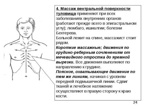 Правила проведения массажа