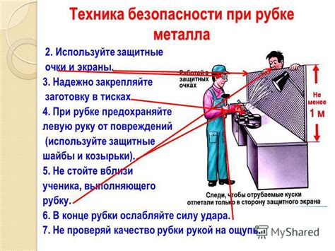 Правильная техника безопасности при рубке металла