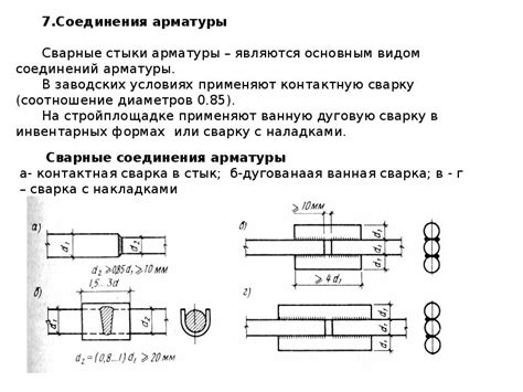 Практические рекомендации по определению длины стыковки арматуры