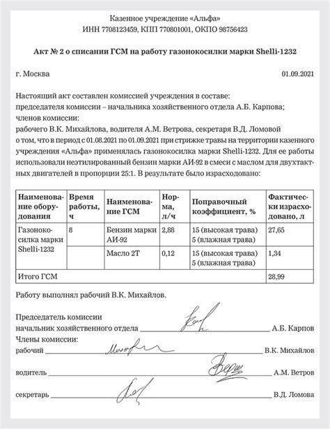 Практические рекомендации по составлению акта на списание драгоценных металлов