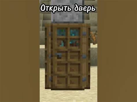 Представление о стеклянных дверях в Minecraft