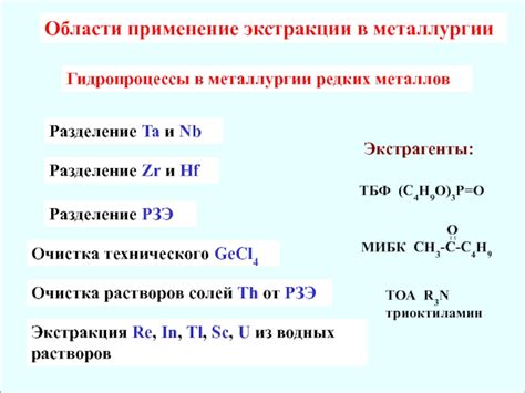 Преимущества использования ТБФ в экстракции платиновых металлов