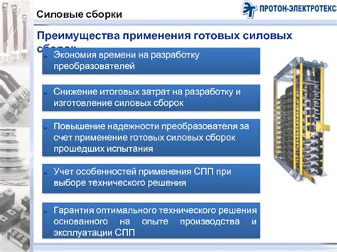 Преимущества использования сборок