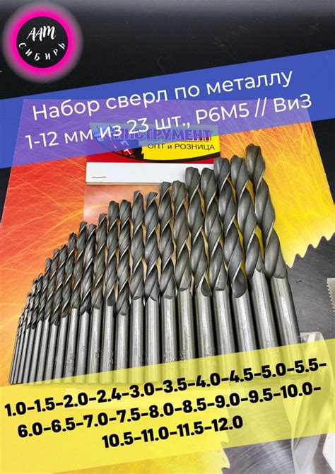 Преимущества и особенности сверл из стали р6м5