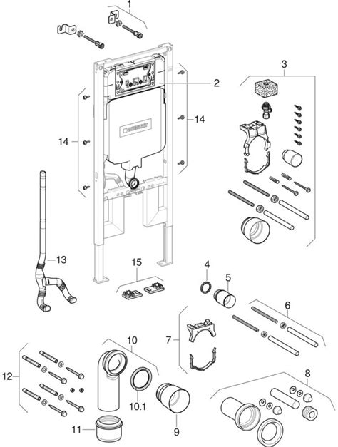 Применение арматуры Geberit Duofix