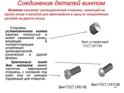 Применение винта 00007456