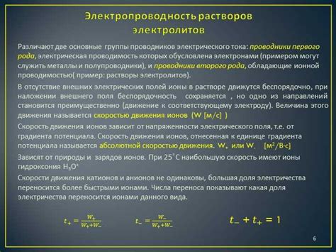 Применение ионной проводимости в передовых технологиях