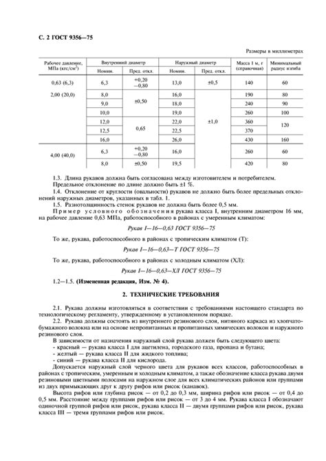 Применение рукавов для резки металла ГОСТ 9356-75