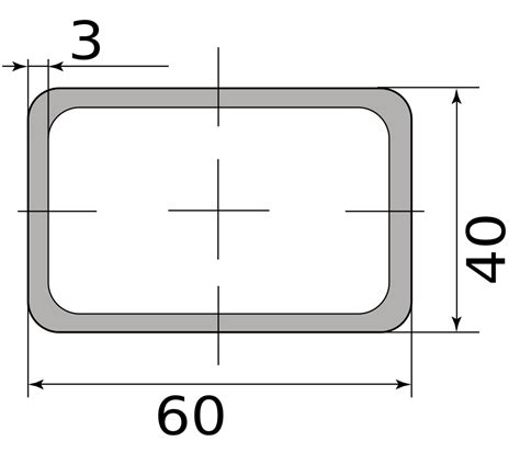 Применение трубы профильной 60х40х3