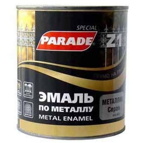 Применение эмали Parade Z1