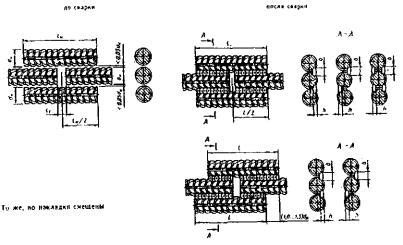 Принципы стыкового соединения арматуры разных диаметров