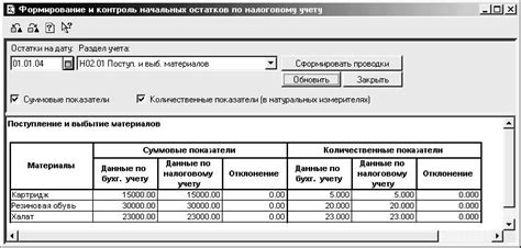 Принцип №4: Учет остатков и отходов