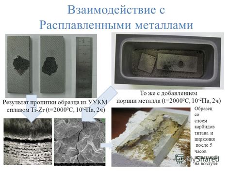 Причины возникновения контакта с расплавленными металлами