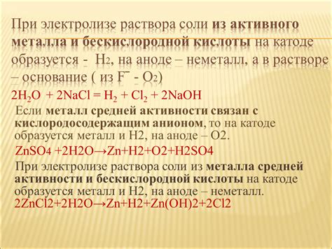 Причины и способы предотвращения растворения металла при электролизе