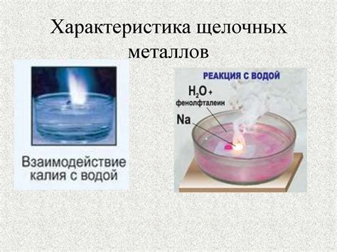 Проблемы использования щелочных металлов