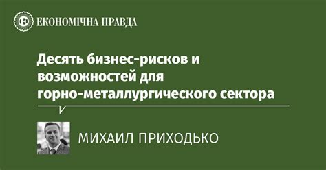 Проблемы и противоречия металлургического сектора