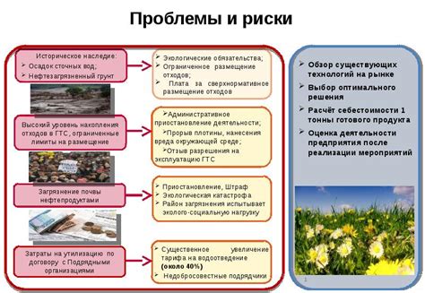 Проблемы и риски добычи