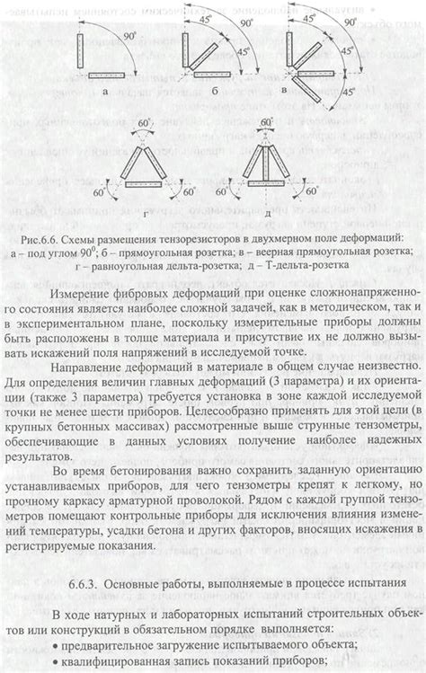 Проведение статических испытаний