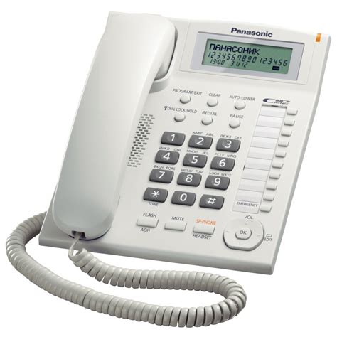 Проводной телефон Panasonic KX-TS2388RUW