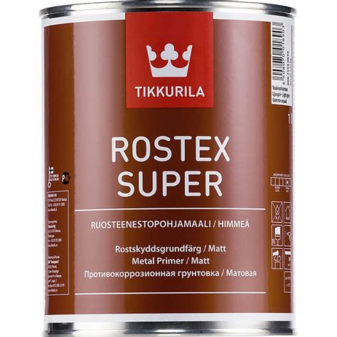 Противокоррозийная грунтовка Tikkurila Rostex Super