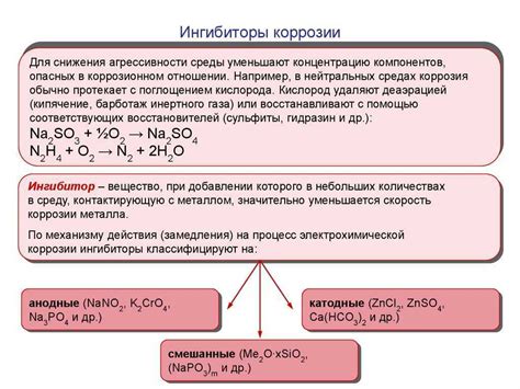 Процесс применения раствора для удаления коррозии с металла