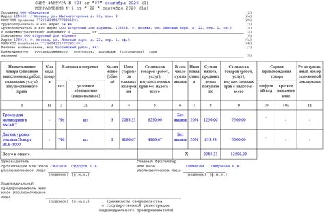 Процесс составления корректировочного счет-фактуры по металлолому