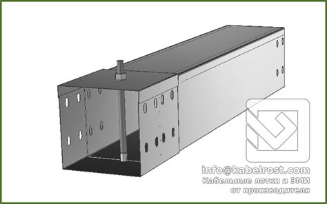 Прочность и надежность короба кабельного оцинкованного