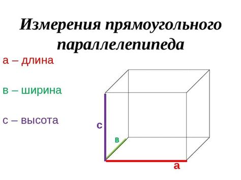 Размеры и длина