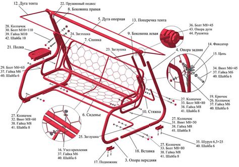 Разновидности металлических качелей