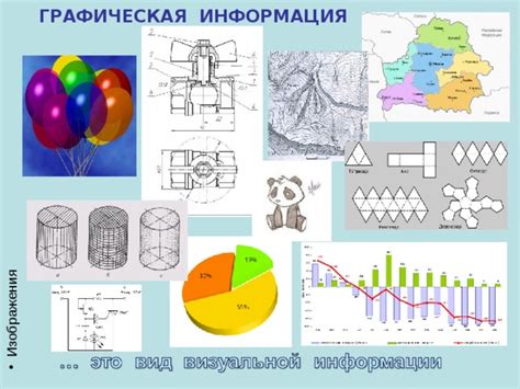 Разнообразие графических изображений для экрана