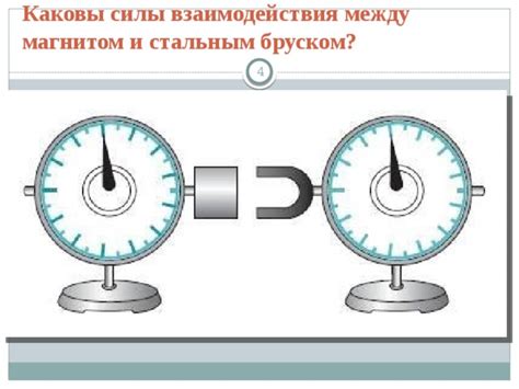 Расстояние между магнитом и металлом