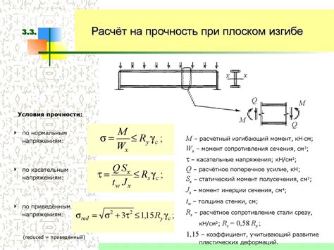 Расчет прочности