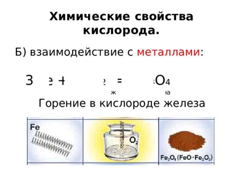 Реактивность окалина с металлами