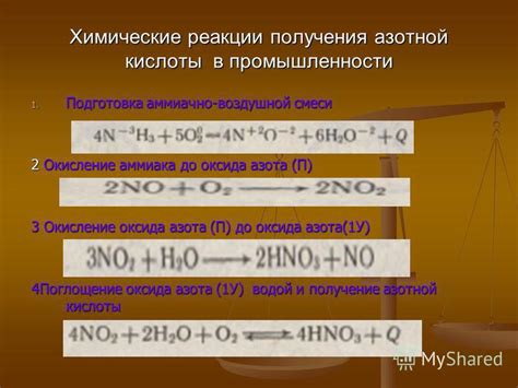 Реакция металлов на разбавленную азотную кислоту