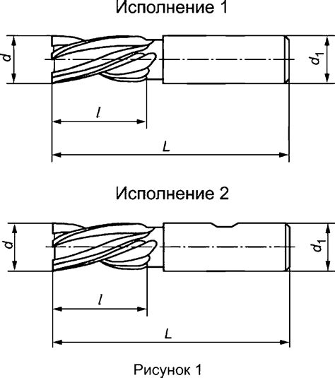 Рекомендации по выбору фрезы концевой с цилиндрическим хвостовиком по металлу ГОСТ