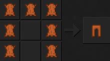 Рецепты создания кожаных штанов в Minecraft
