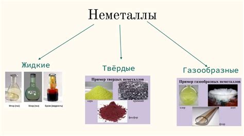 Роль неметаллов в химии