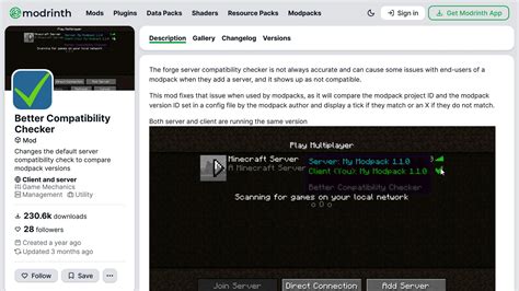 Сайты и ресурсы для проверки совместимости модов