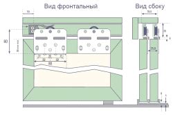 Сборка механизма раздвижного моста