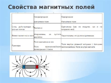 Свойства магнитных полей металлов