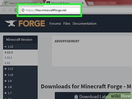 Скачайте и установите Minecraft Forge