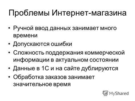 Сложность организации и поддержания своего магазина