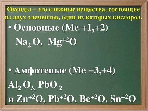 Сложные оксиды металлов: структура и применение