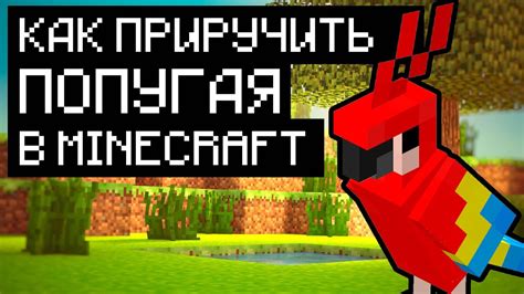 Советы и рекомендации по приручению попугая в Minecraft