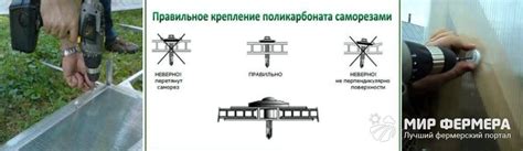 Советы от профессионалов: бонусные методы крепления поликарбоната на арматуре