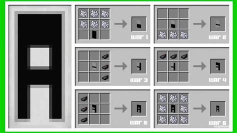 Создание букв на флагах в Майнкрафт