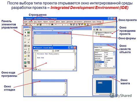 Создание нового проекта в Integrated Development Environment (IDE)