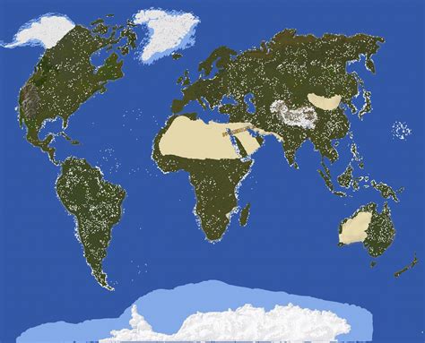 Создание полноразмерной карты Земли в Майнкрафт