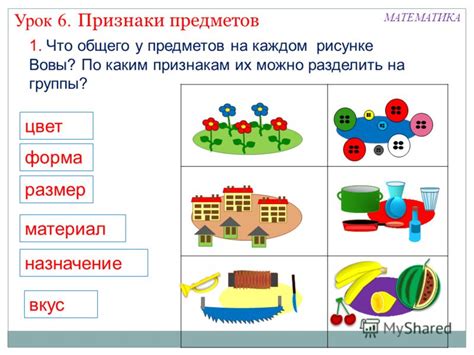 Создание схемы предметов и их цен